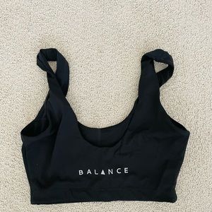 Balance Athletica black sports bra, worn once